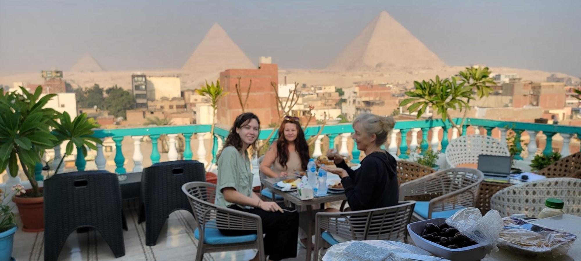 Pyramids Temple Guest House Kafret el-Gabal 외부 사진